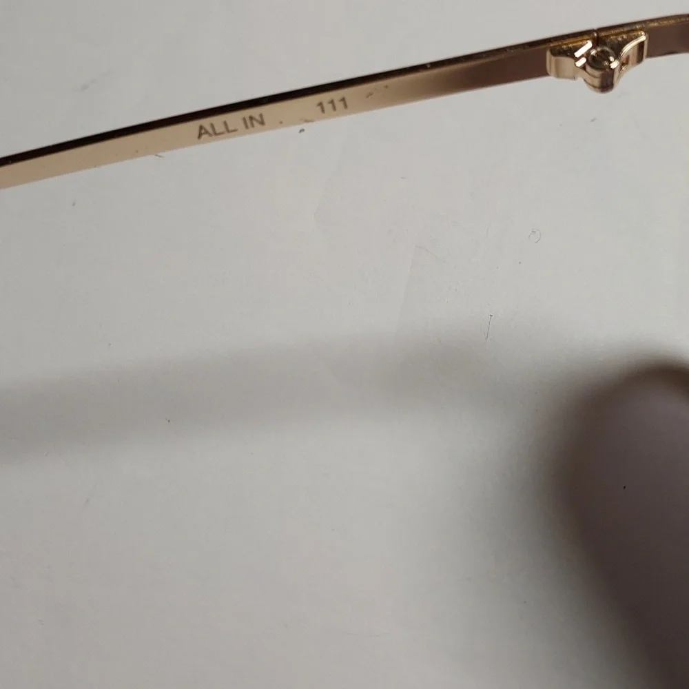 Quay Aviator Sunglasses Black And Gold All In